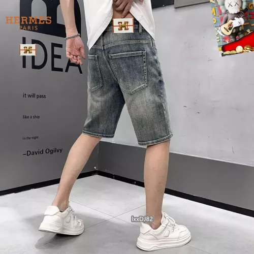 Replica Hermes Jeans For Men #1306753 $40.00 USD for Wholesale