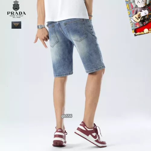 Replica Prada Jeans For Men #1306763 $40.00 USD for Wholesale