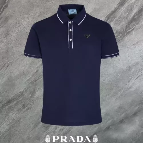 Prada T-Shirts Short Sleeved For Men #1306891 $45.00 USD, Wholesale Replica Prada T-Shirts