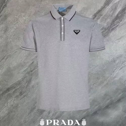 Prada T-Shirts Short Sleeved For Men #1306906 $45.00 USD, Wholesale Replica Prada T-Shirts