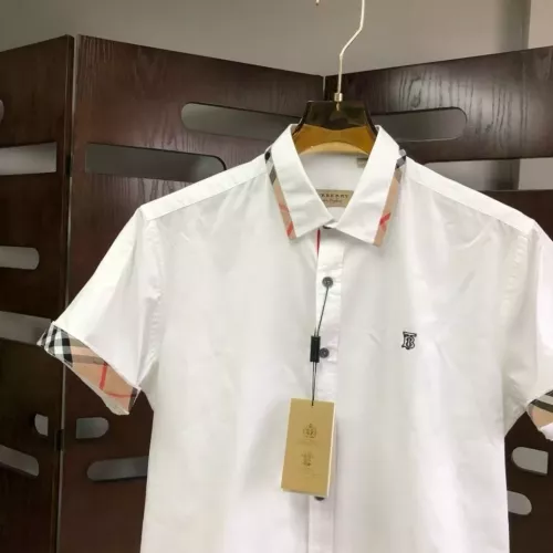 Replica Burberry Shirts Short Sleeved For Men #1307211 $40.00 USD for Wholesale