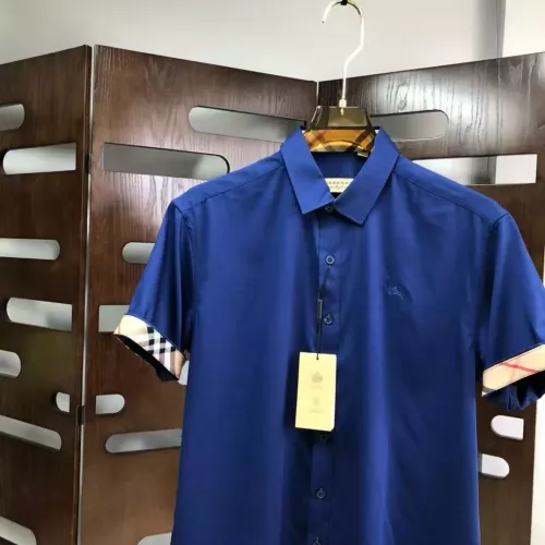 Replica Burberry Shirts Short Sleeved For Men #1307214 $40.00 USD for Wholesale