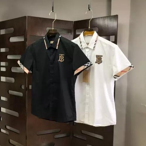Replica Burberry Shirts Short Sleeved For Men #1307217 $40.00 USD for Wholesale
