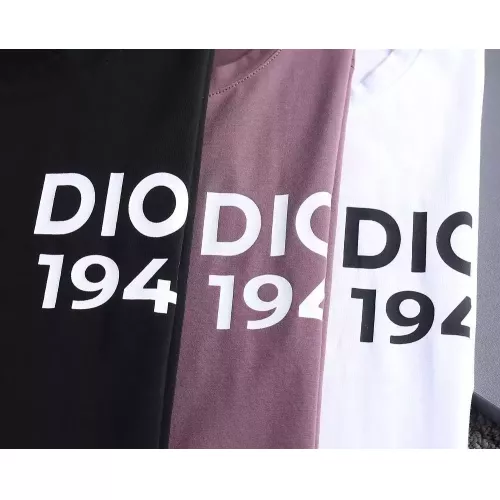 Replica Christian Dior T-Shirts Short Sleeved For Men #1307244 $29.00 USD for Wholesale