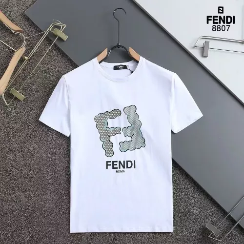 Fendi T-Shirts Short Sleeved For Men #1307260 $29.00 USD, Wholesale Replica Fendi T-Shirts