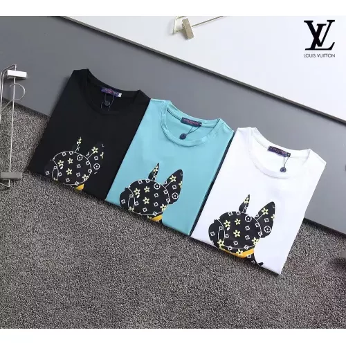 Replica Louis Vuitton LV T-Shirts Short Sleeved For Men #1307266 $29.00 USD for Wholesale