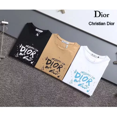 Replica Christian Dior T-Shirts Short Sleeved For Men #1307267 $29.00 USD for Wholesale
