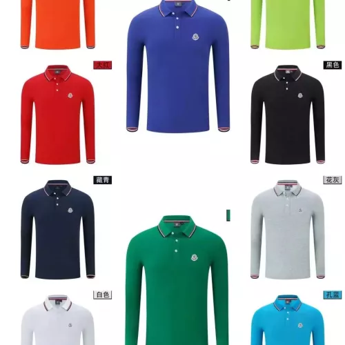 Replica Moncler T-Shirts Long Sleeved For Men #1307376 $39.00 USD for Wholesale