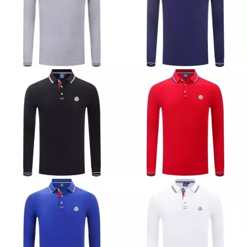 Replica Moncler T-Shirts Long Sleeved For Men #1307382 $39.00 USD for Wholesale