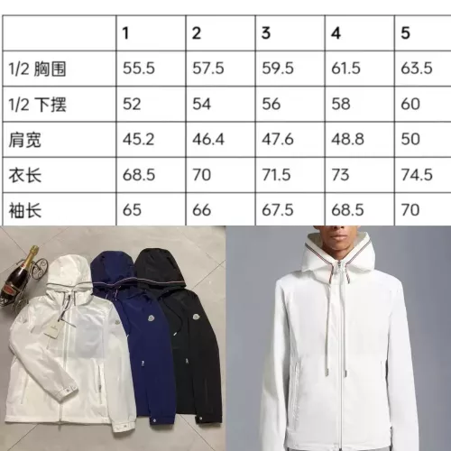 Replica Moncler Jackets Long Sleeved For Men #1307402 $85.00 USD for Wholesale