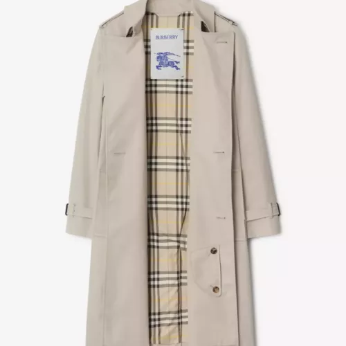 Replica Burberry Trench Coat Long Sleeved For Women #1307599 $170.00 USD for Wholesale