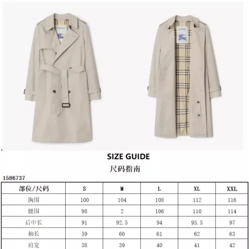 Replica Burberry Trench Coat Long Sleeved For Women #1307599 $170.00 USD for Wholesale