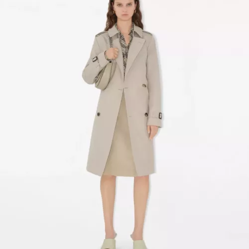 Replica Burberry Trench Coat Long Sleeved For Women #1307599 $170.00 USD for Wholesale