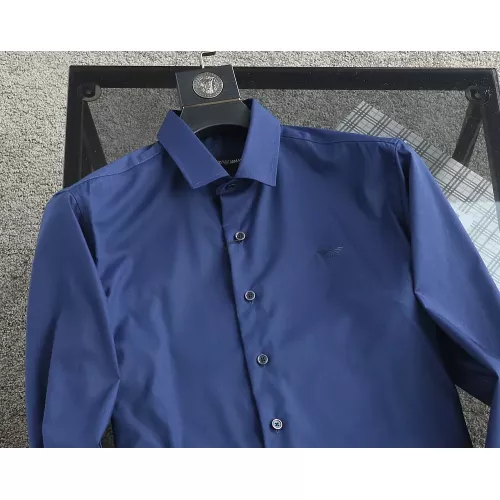 Replica Armani Shirts Long Sleeved For Men #1307611 $52.00 USD for Wholesale