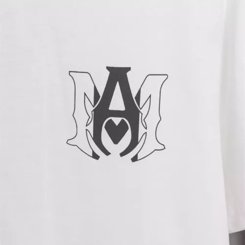 Replica Amiri T-Shirts Short Sleeved For Men #1307742 $34.00 USD for Wholesale