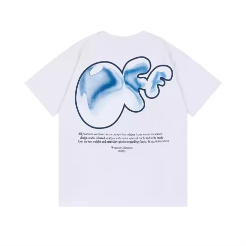 Off-White T-Shirts Short Sleeved For Unisex #1307864 $32.00 USD, Wholesale Replica Off-White T-Shirts