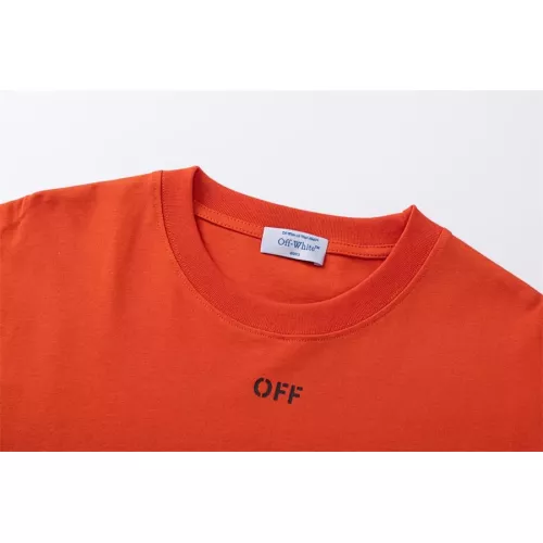 Replica Off-White T-Shirts Short Sleeved For Unisex #1307879 $32.00 USD for Wholesale