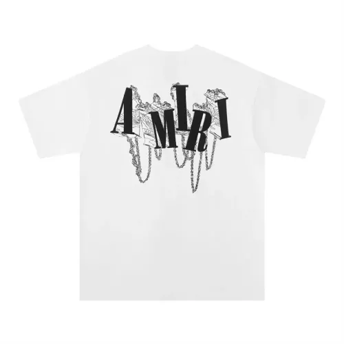 Replica Amiri T-Shirts Short Sleeved For Unisex #1308099 $32.00 USD for Wholesale