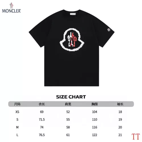 Replica Moncler T-Shirts Short Sleeved For Unisex #1308342 $39.00 USD for Wholesale