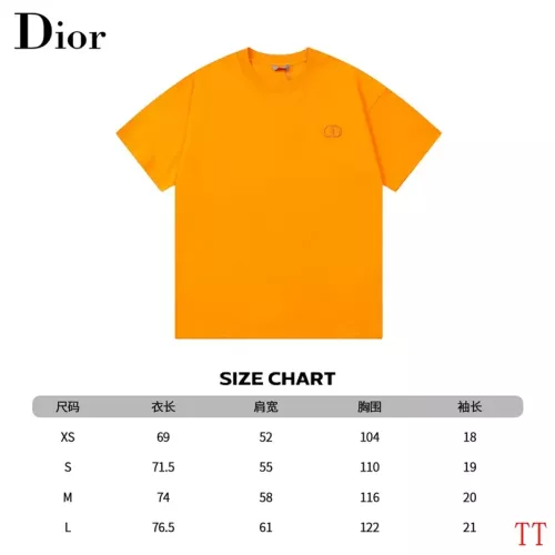 Replica Christian Dior T-Shirts Short Sleeved For Unisex #1308360 $39.00 USD for Wholesale