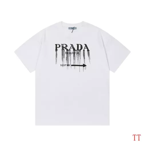 Prada T-Shirts Short Sleeved For Unisex #1308365 $39.00 USD, Wholesale Replica Prada T-Shirts