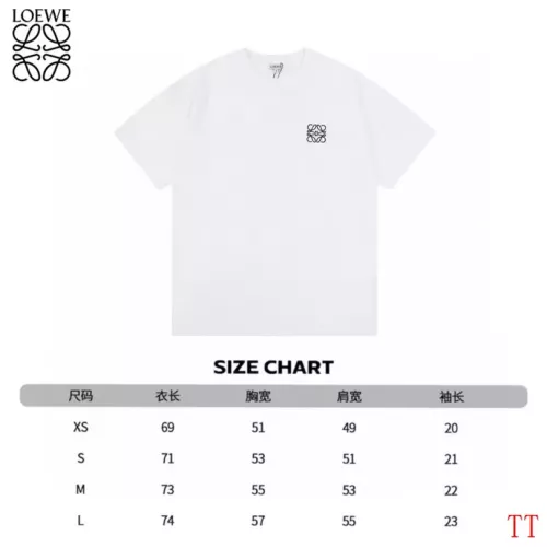 Replica LOEWE T-Shirts Short Sleeved For Unisex #1308384 $39.00 USD for Wholesale