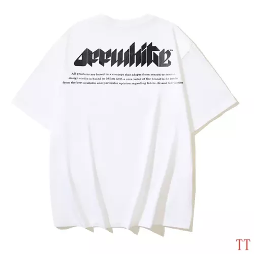 Replica Off-White T-Shirts Short Sleeved For Unisex #1308431 $29.00 USD for Wholesale