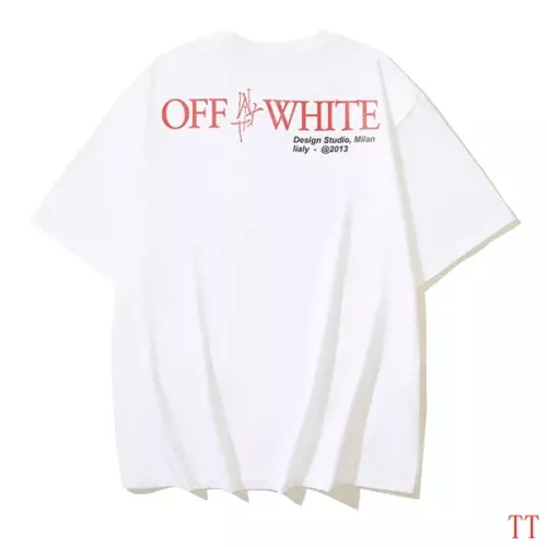 Replica Off-White T-Shirts Short Sleeved For Unisex #1308435 $32.00 USD for Wholesale