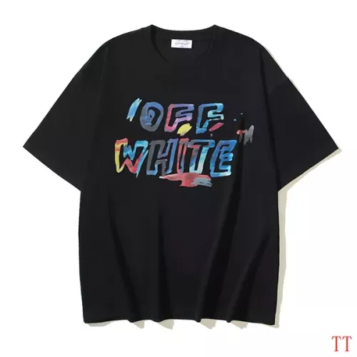 Off-White T-Shirts Short Sleeved For Unisex #1308440 $32.00 USD, Wholesale Replica Off-White T-Shirts