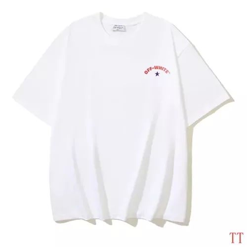 Replica Off-White T-Shirts Short Sleeved For Unisex #1308457 $32.00 USD for Wholesale