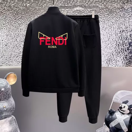 Replica Fendi Tracksuits Long Sleeved For Men #1308628 $96.00 USD for Wholesale