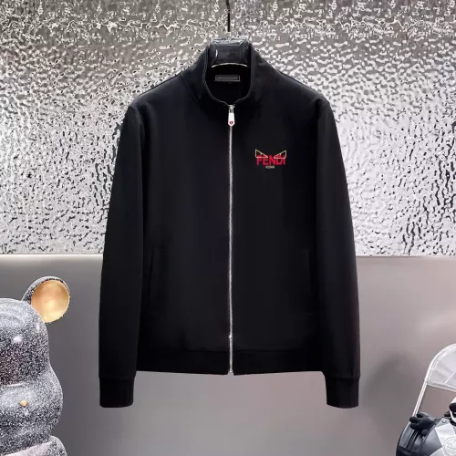 Replica Fendi Tracksuits Long Sleeved For Men #1308628 $96.00 USD for Wholesale