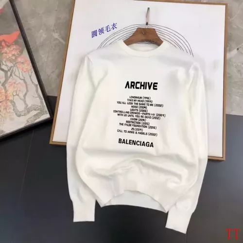 Balenciaga Sweaters Long Sleeved For Men #1308729 $56.00 USD, Wholesale Replica Balenciaga Sweaters