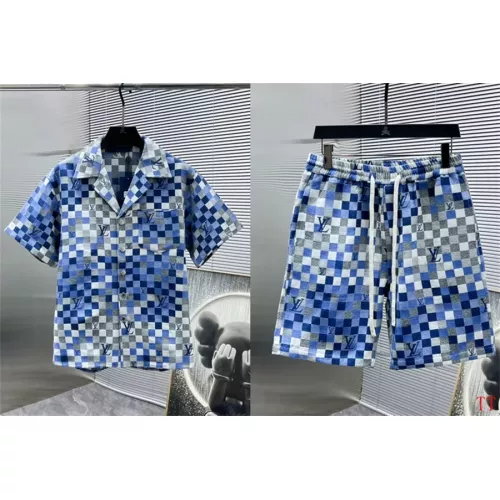Louis Vuitton LV Tracksuits Short Sleeved For Men #1308833 $82.00 USD, Wholesale Replica Louis Vuitton LV Tracksuits