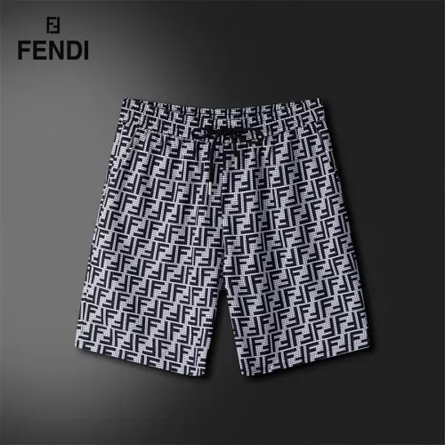 Replica Fendi Tracksuits Short Sleeved For Men #1308872 $72.00 USD for Wholesale
