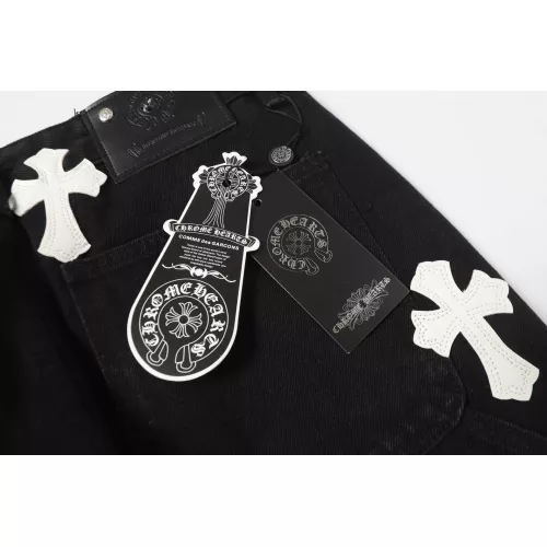 Replica Chrome Hearts Jeans For Men #1309285 $60.00 USD for Wholesale