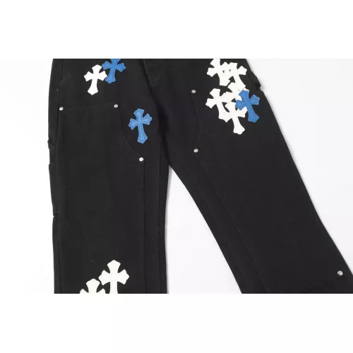 Replica Chrome Hearts Jeans For Men #1309285 $60.00 USD for Wholesale