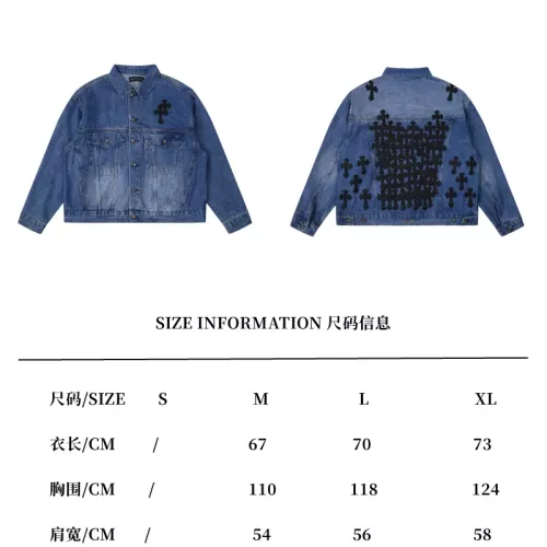 Replica Chrome Hearts Jackets Long Sleeved For Unisex #1309325 $72.00 USD for Wholesale