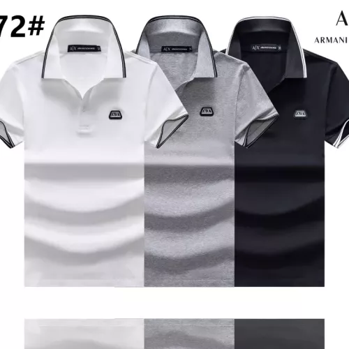 Replica Armani T-Shirts Short Sleeved For Men #1309377 $25.00 USD for Wholesale