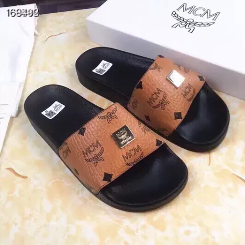Replica MCM Slippers For Men #1309458 $42.00 USD for Wholesale