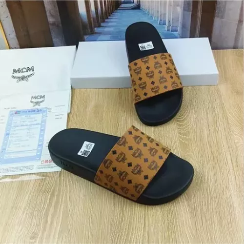 Replica MCM Slippers For Men #1309462 $42.00 USD for Wholesale
