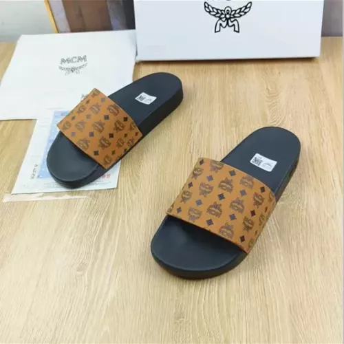 Replica MCM Slippers For Men #1309462 $42.00 USD for Wholesale