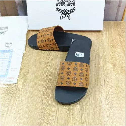 Replica MCM Slippers For Men #1309462 $42.00 USD for Wholesale