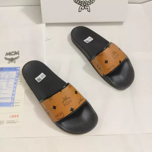 Replica MCM Slippers For Men #1309480 $42.00 USD for Wholesale