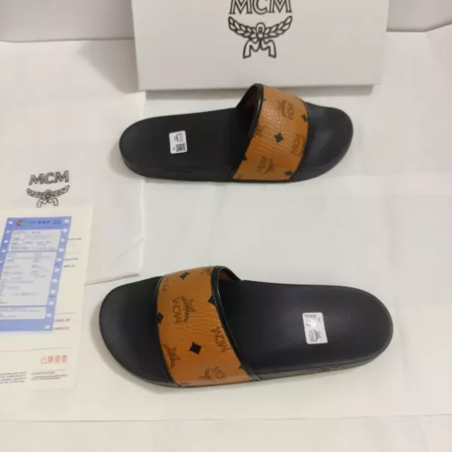 Replica MCM Slippers For Men #1309480 $42.00 USD for Wholesale