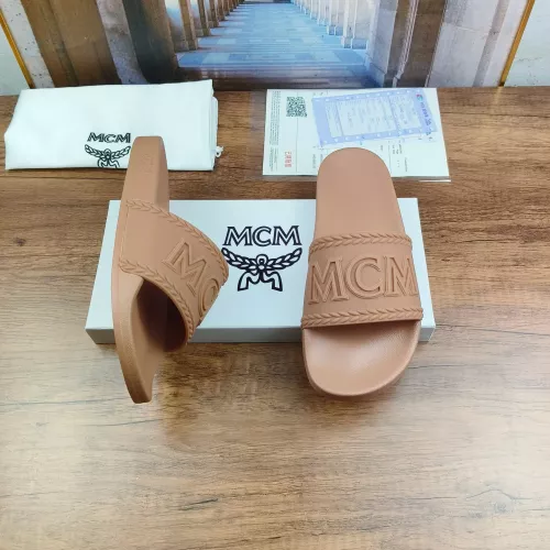 Replica MCM Slippers For Women #1309501 $42.00 USD for Wholesale