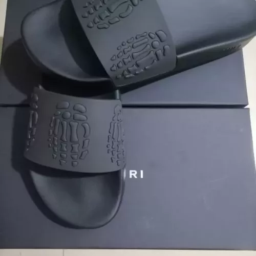 Replica Amiri Slippers For Men #1309622 $42.00 USD for Wholesale