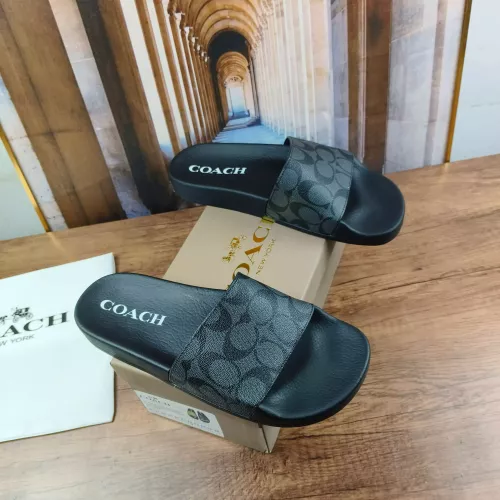 Replica Coach Slippers For Men #1309638 $42.00 USD for Wholesale