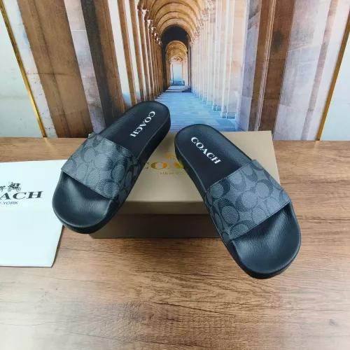 Replica Coach Slippers For Men #1309638 $42.00 USD for Wholesale