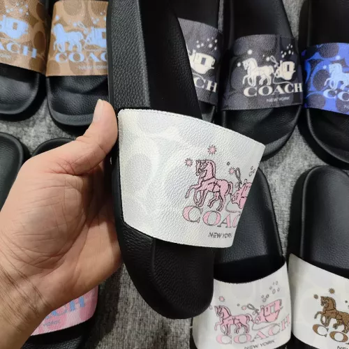 Replica Coach Slippers For Men #1309646 $42.00 USD for Wholesale